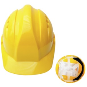 HDPE Safety Helmet EN 397 with Pinlock Suspension | Vented/Non‑Vented Hard Hat | Lightweight Construction Site Head Protection
